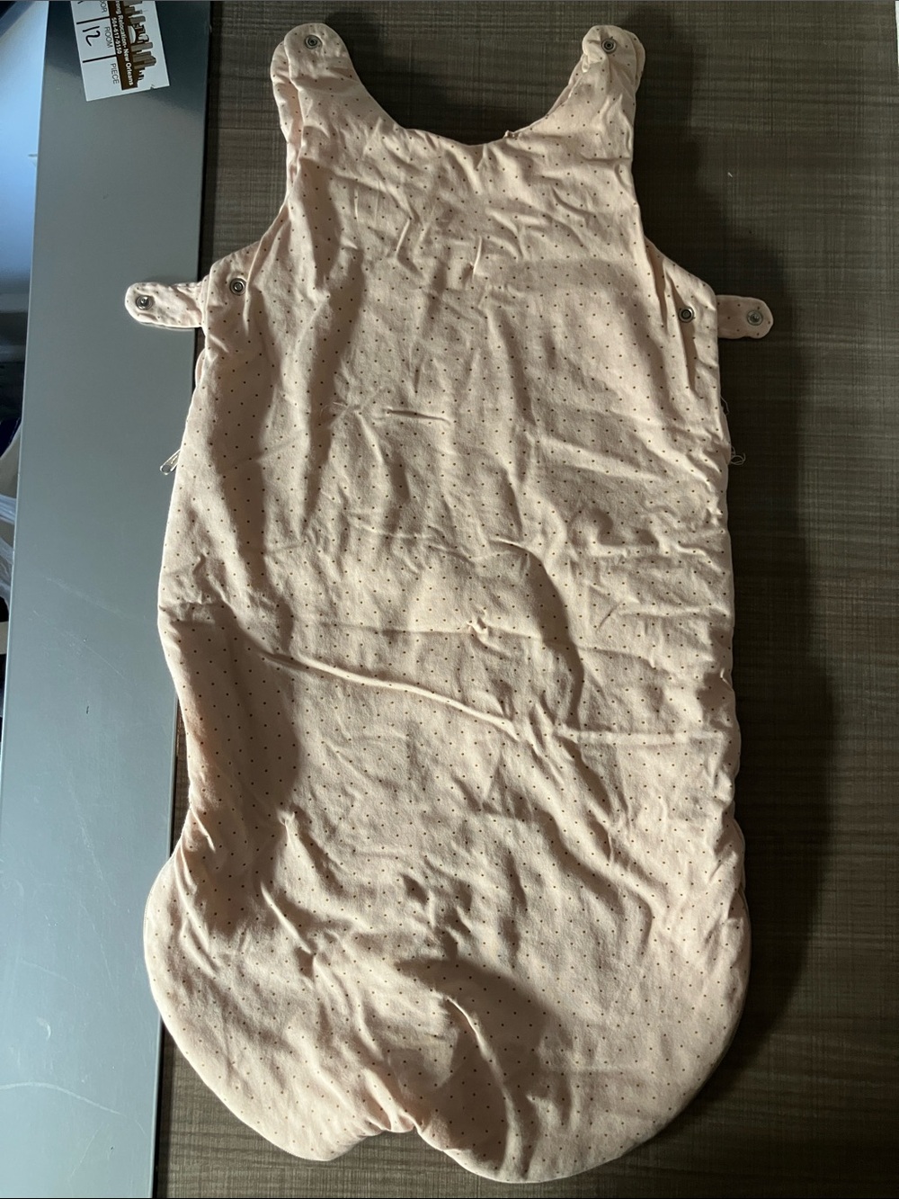 Oeuf Pale Pink Dot Sleep Sack for Kids
